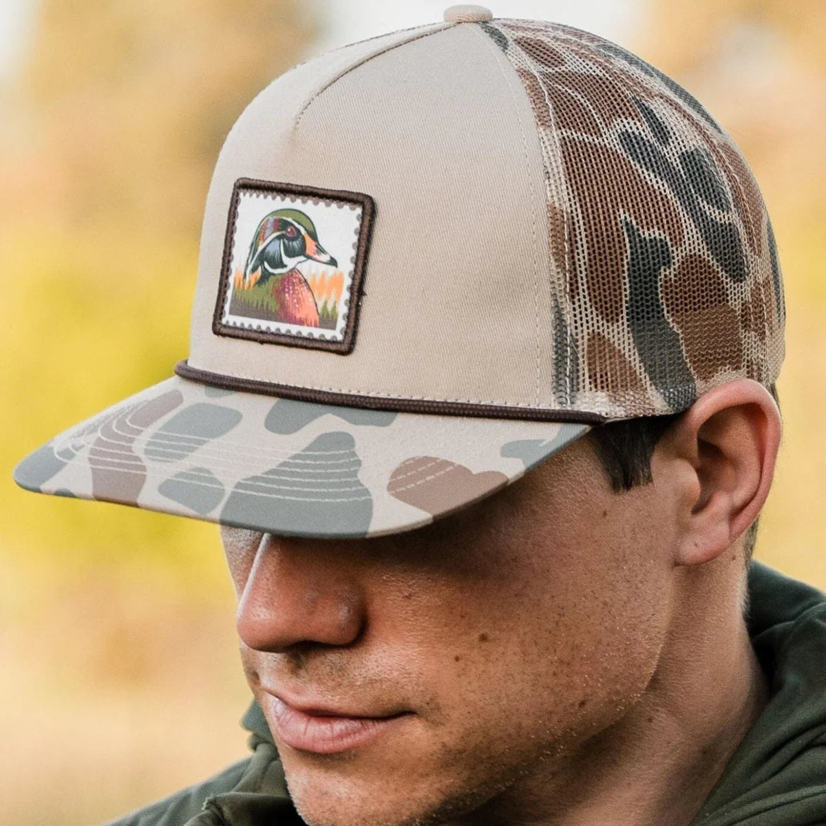 Camo Wood Duck Stamp Burlebo Hat