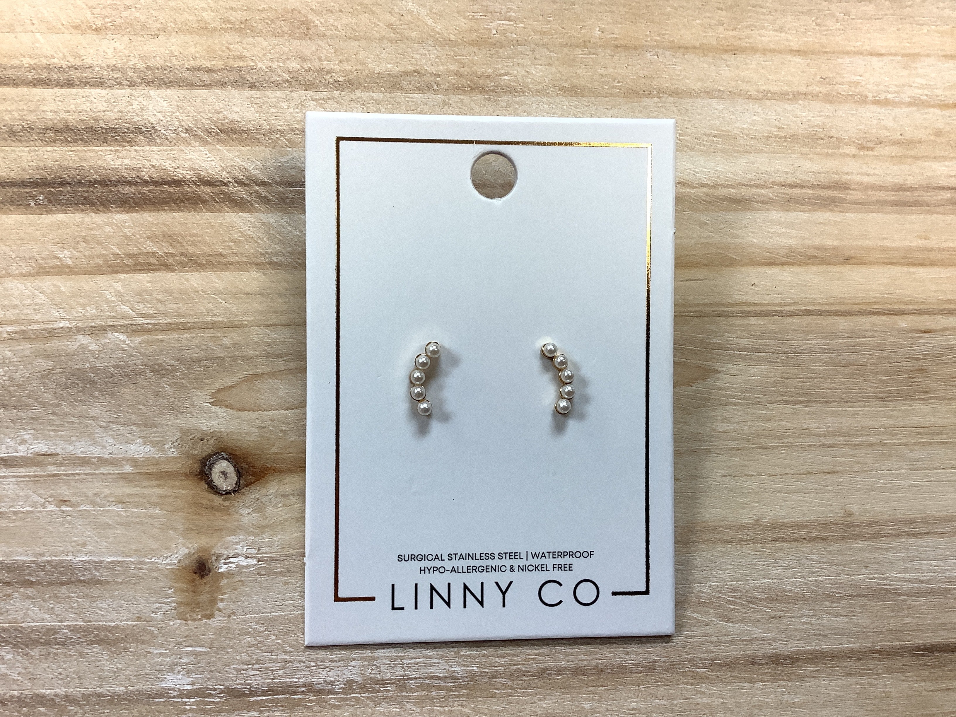 Linny Co Abigail Pearl Earrings