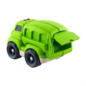 Green Recycling Truck