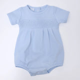 Blue Smocked Bubble