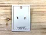 Linny Co Micro Amber Earrings