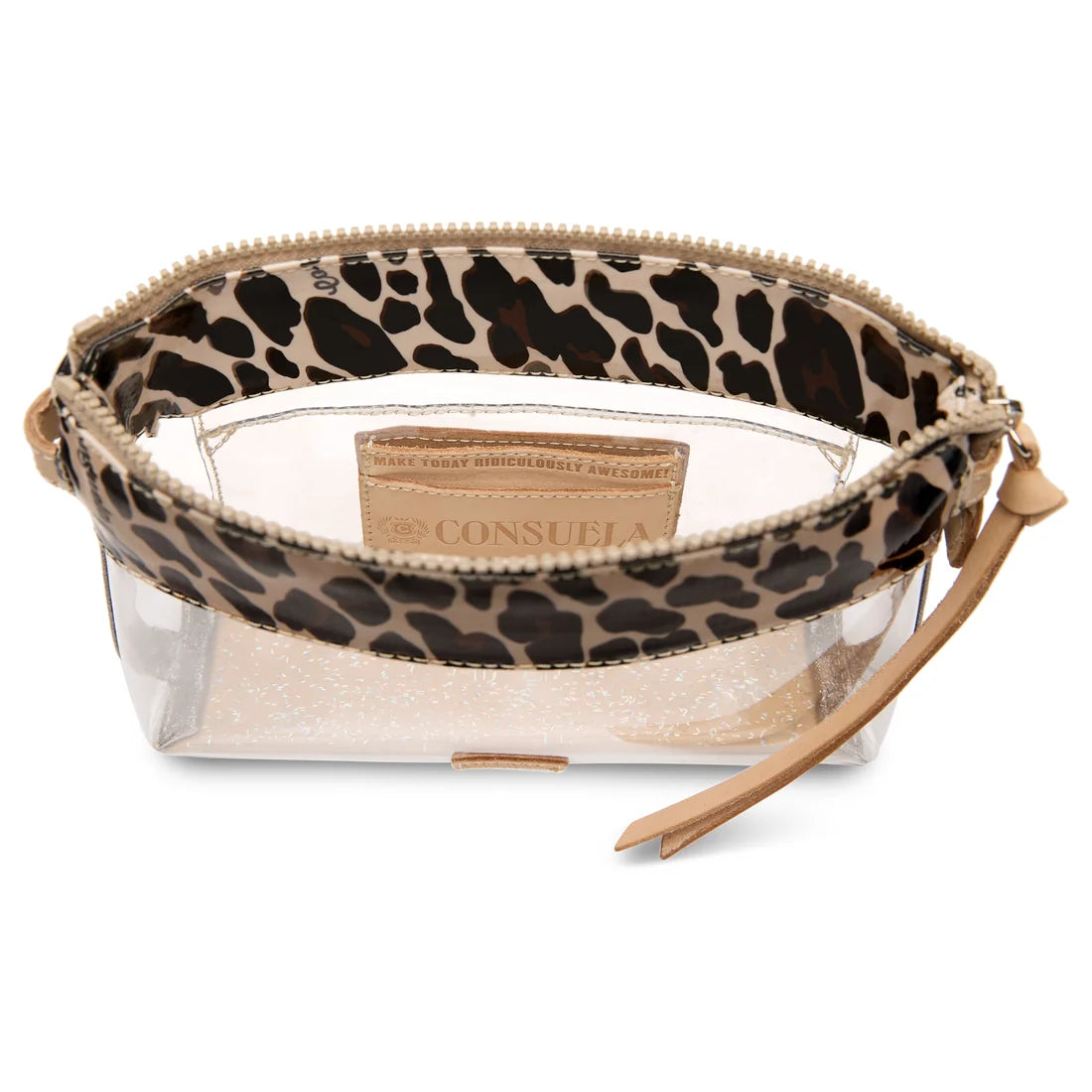 Midtown Crossbody, Clear Mona