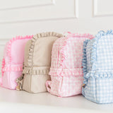 Ruffled Nylon Backpack