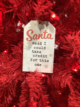 Christmas Gift Tags Ornament