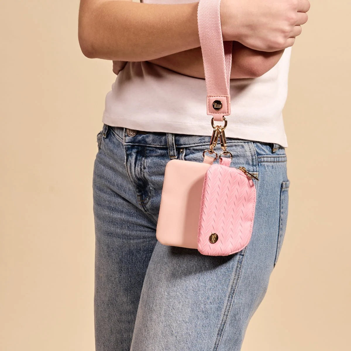 Blush Duo Wristlet
