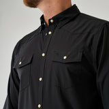 Performance Western Long Sleeve Shirt Black