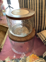 Travertine Lidded Bowl Set