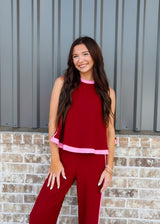 Chelsea Burgundy Set