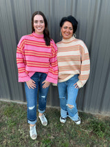 Quinnie Turtleneck Sweater Orange