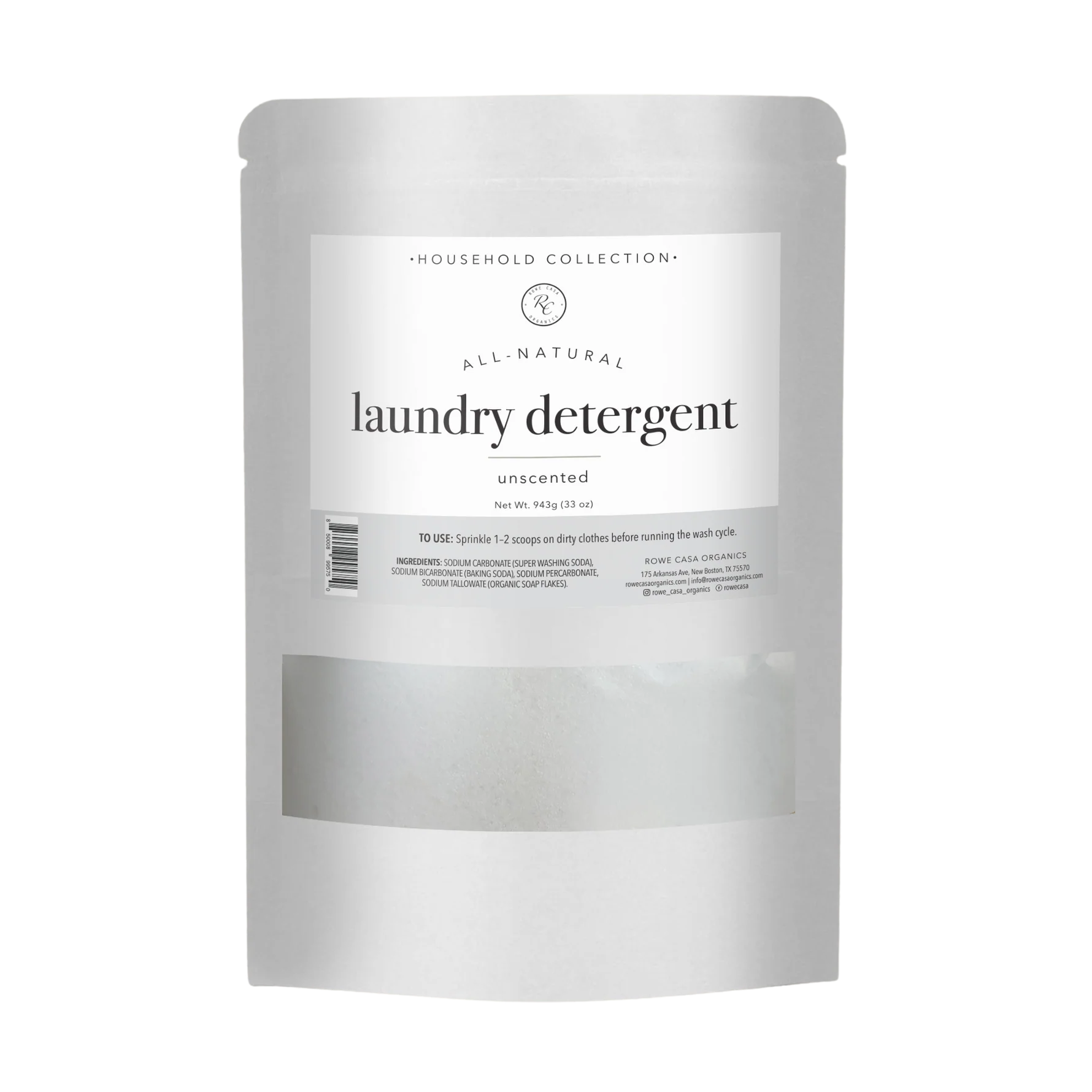 Rowe Casa Unscented Detergent