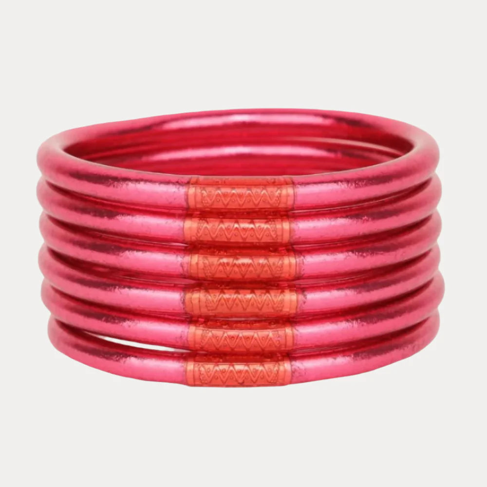 Pink Serenity Prayer Bangles