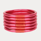 Pink Serenity Prayer Bangles