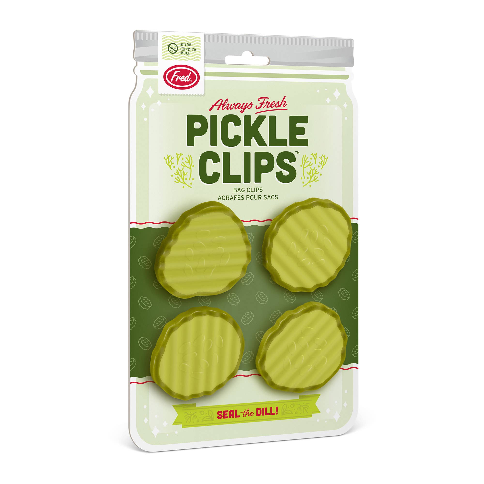 PICKLE CLIPS Bag Clips - Set of 4