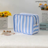 Ruffle Cosmetic Travel Pouch