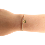 BB Cross Cutout Charm Bracelet