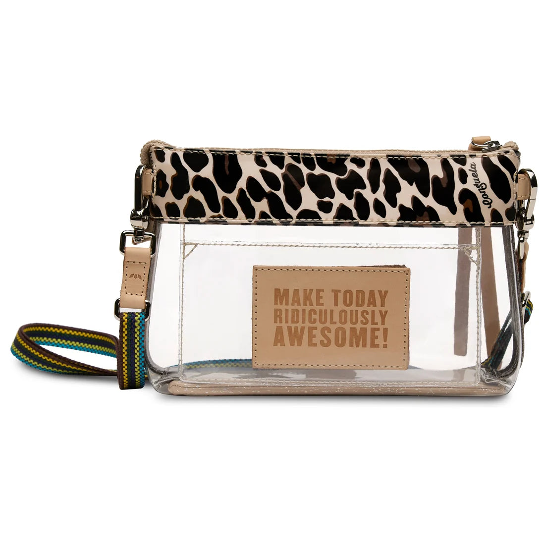 Midtown Crossbody, Clear Mona