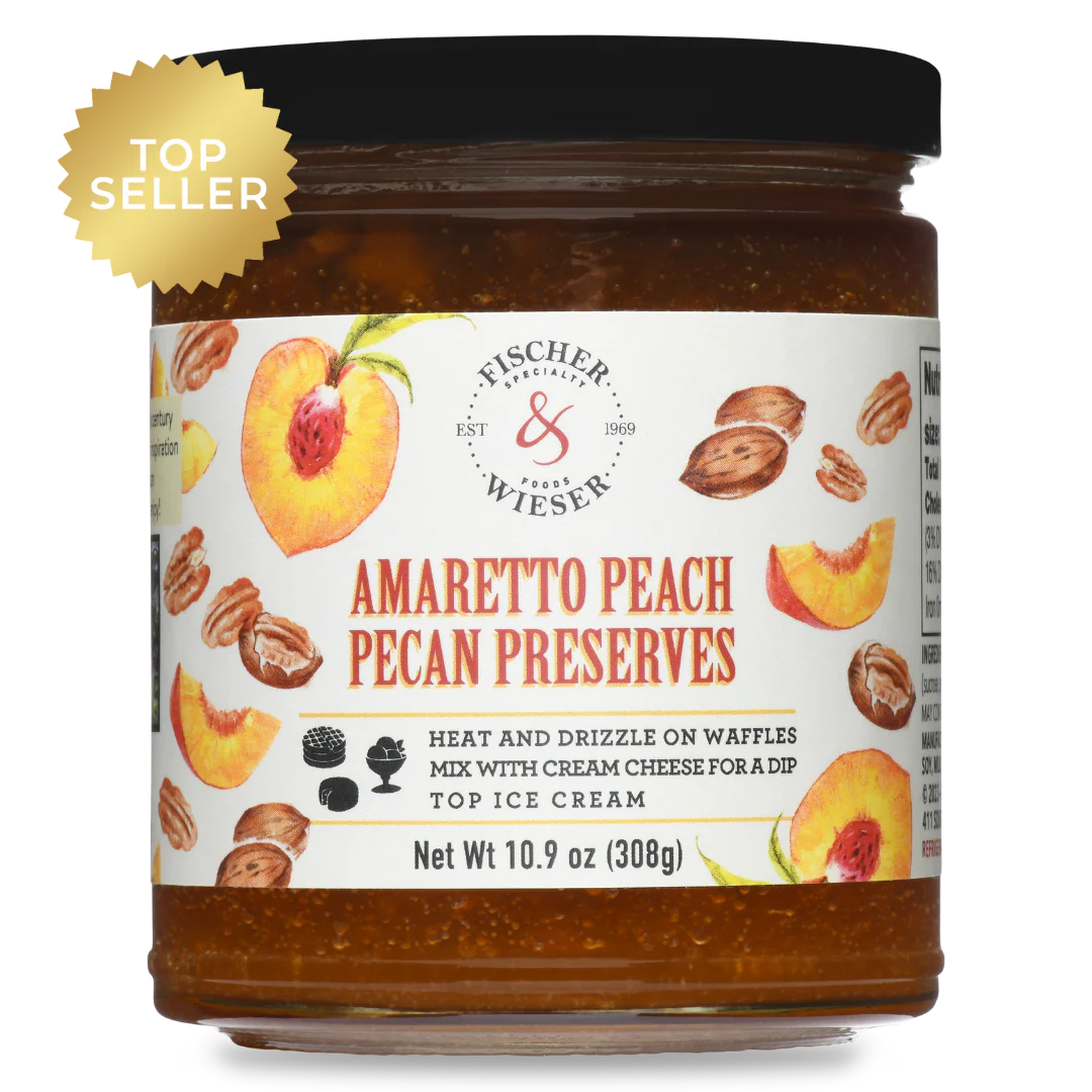 Amaretto Peach Pecan Preserves