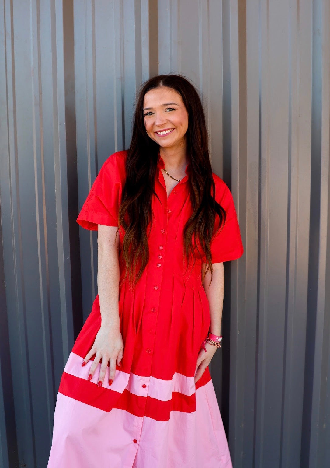 Aurora Striped Dress