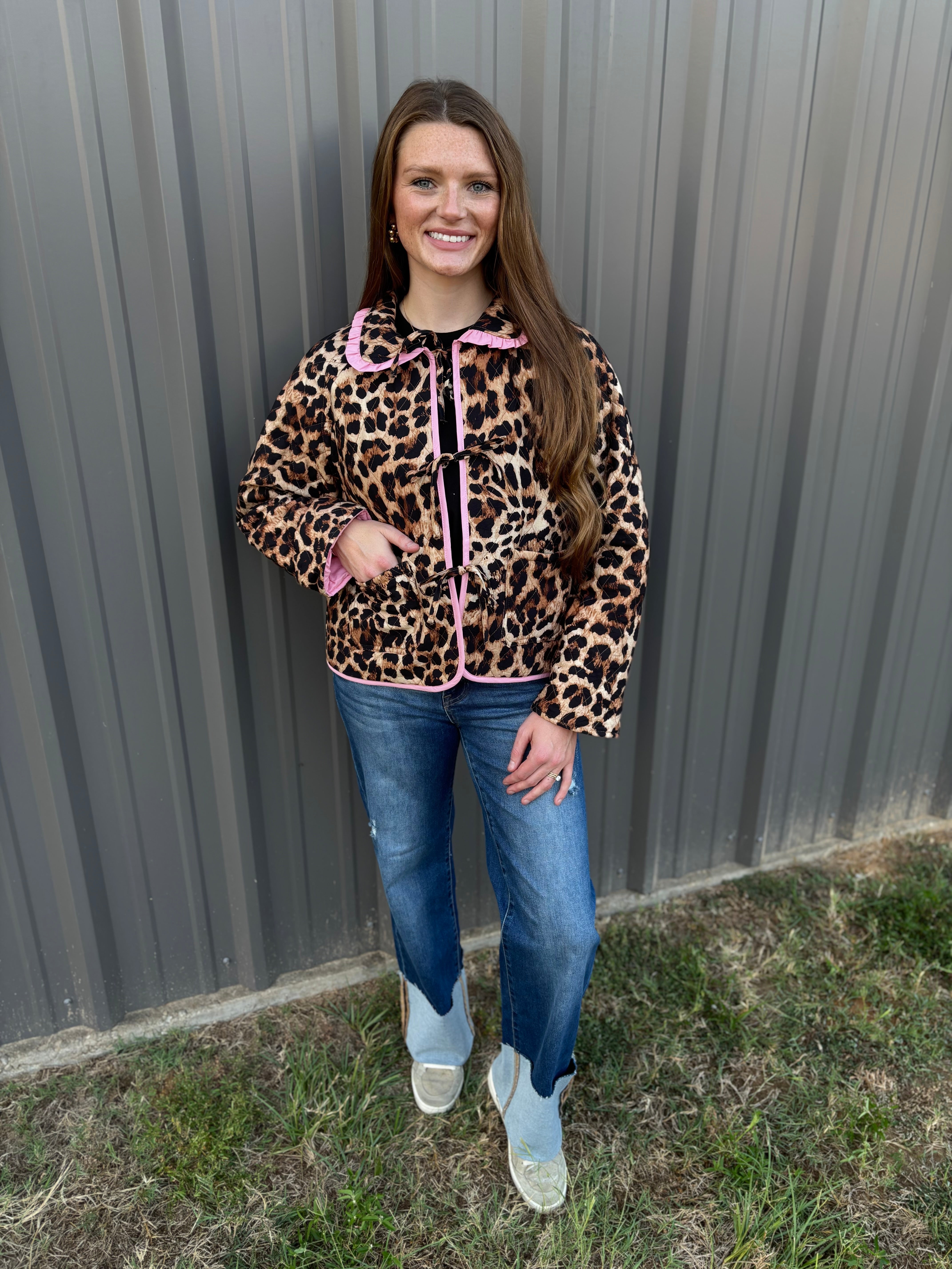 Fantasy Quilted Leopard Jacket