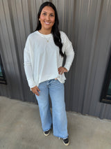 Libba Swing Hem Top - Cream