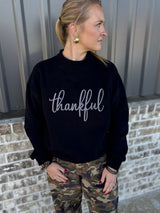 Thankful Mock Neck Sweatshirt