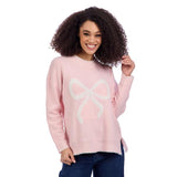 Wilder Bow Sweater Pink