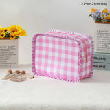 Ruffle Cosmetic Travel Pouch