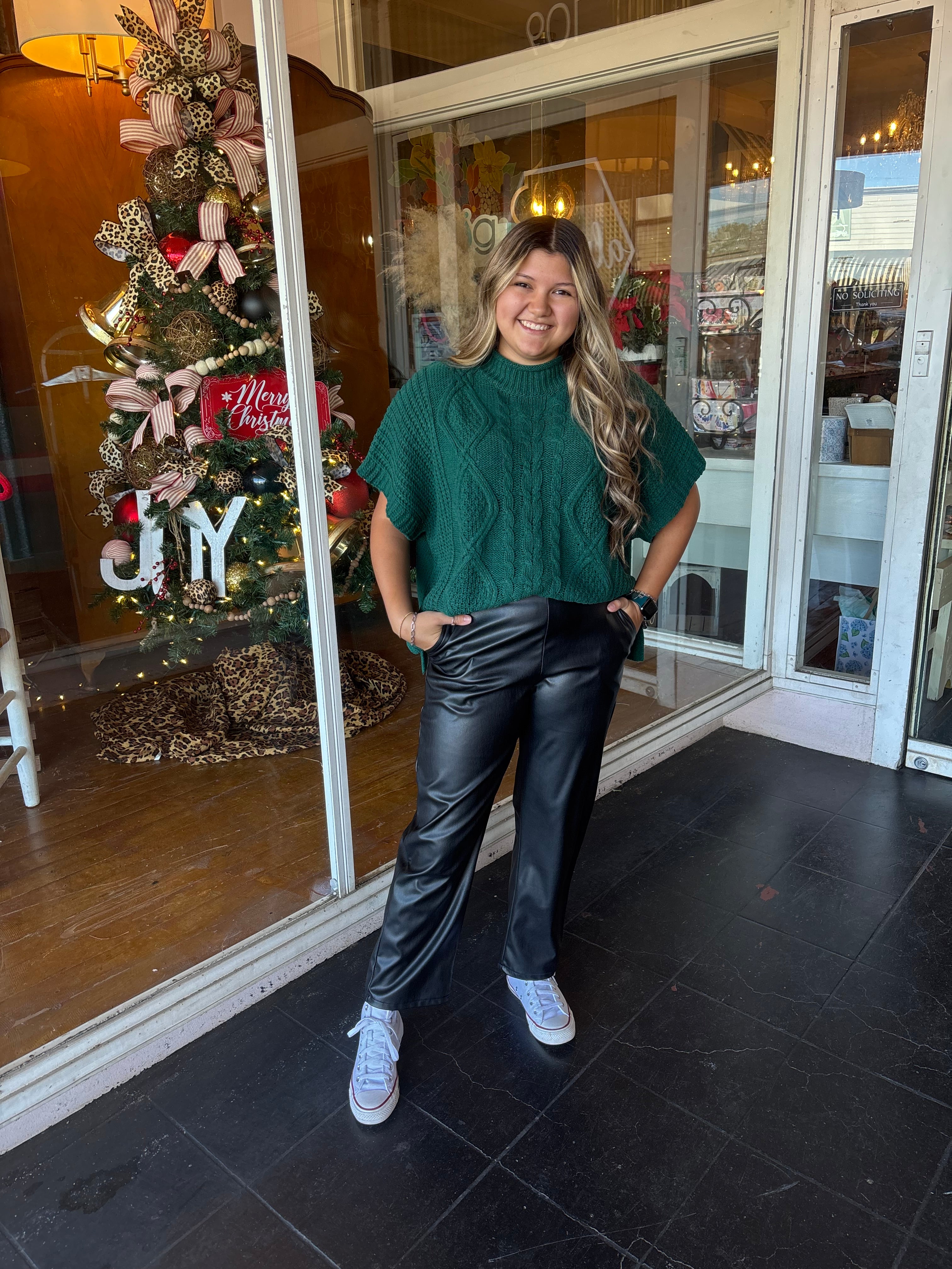 Ballard Leather Pants Black