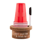 Disposable Cup + Marker Set