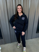 Adult Jerzee Quarter Zip/ Matching Sweatpants SET