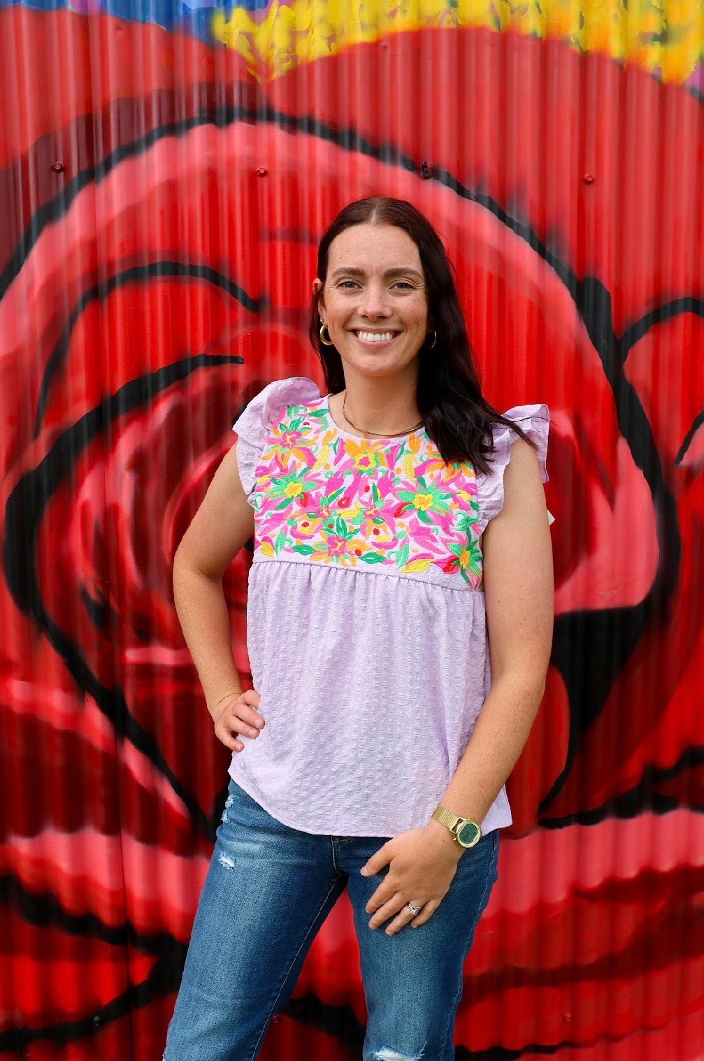 Charlotte Flutter Sleeve Top