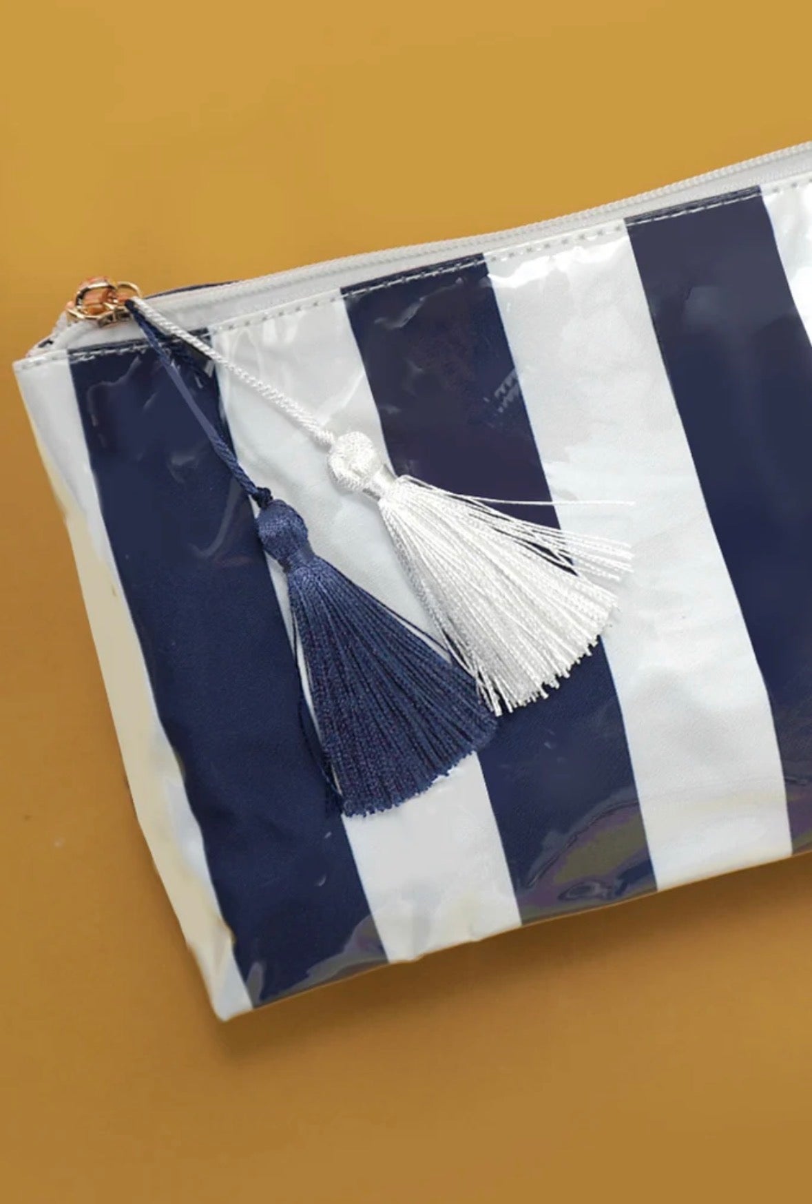Travel Stripe Cosmetic Pouch