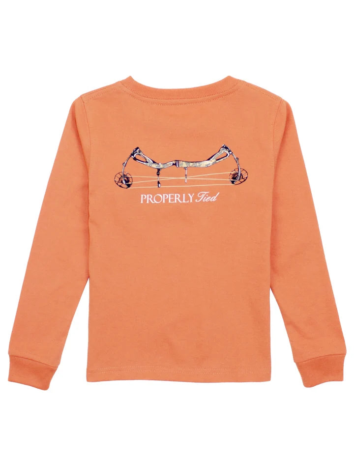 Boys Compound Bow LS Mango Shirt
