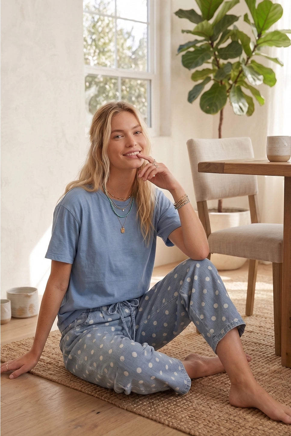 Monroe Denim Barrel Pants