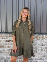 Margo Button Down Dress