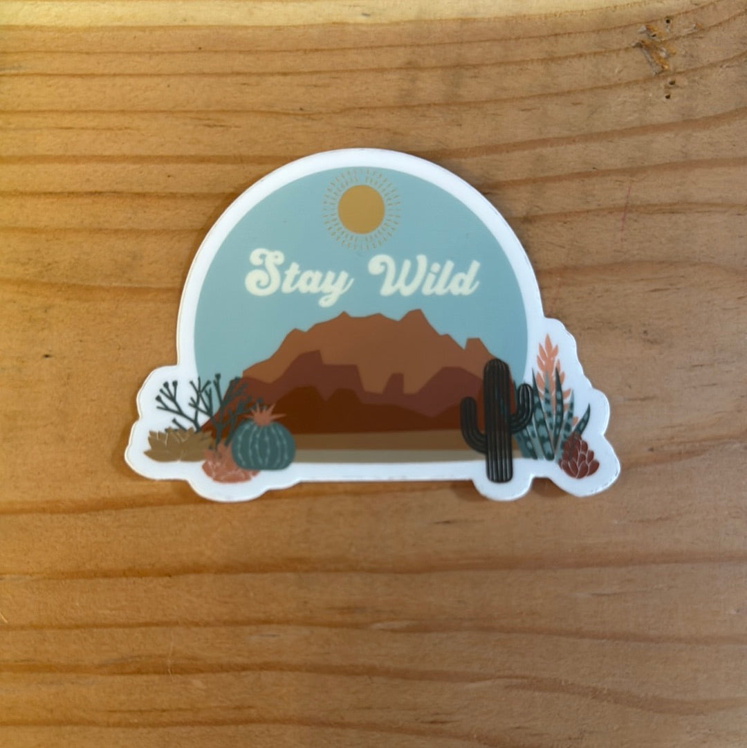 Stay Wild Sticker