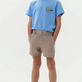 Youth Cobblestone Khaki Duck Hunt Pocket Athletic Shorts