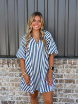 Gina Striped Dress