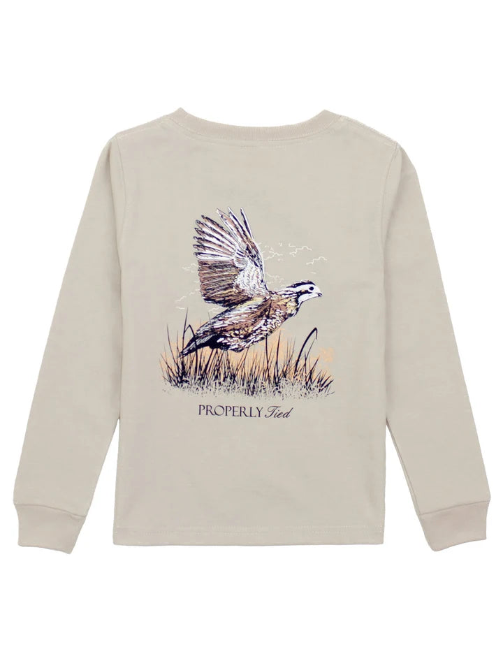 Boys Quail LS Linen Shirt