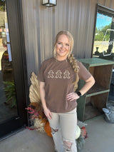 Gingerbread Man Comfort Colors Tee