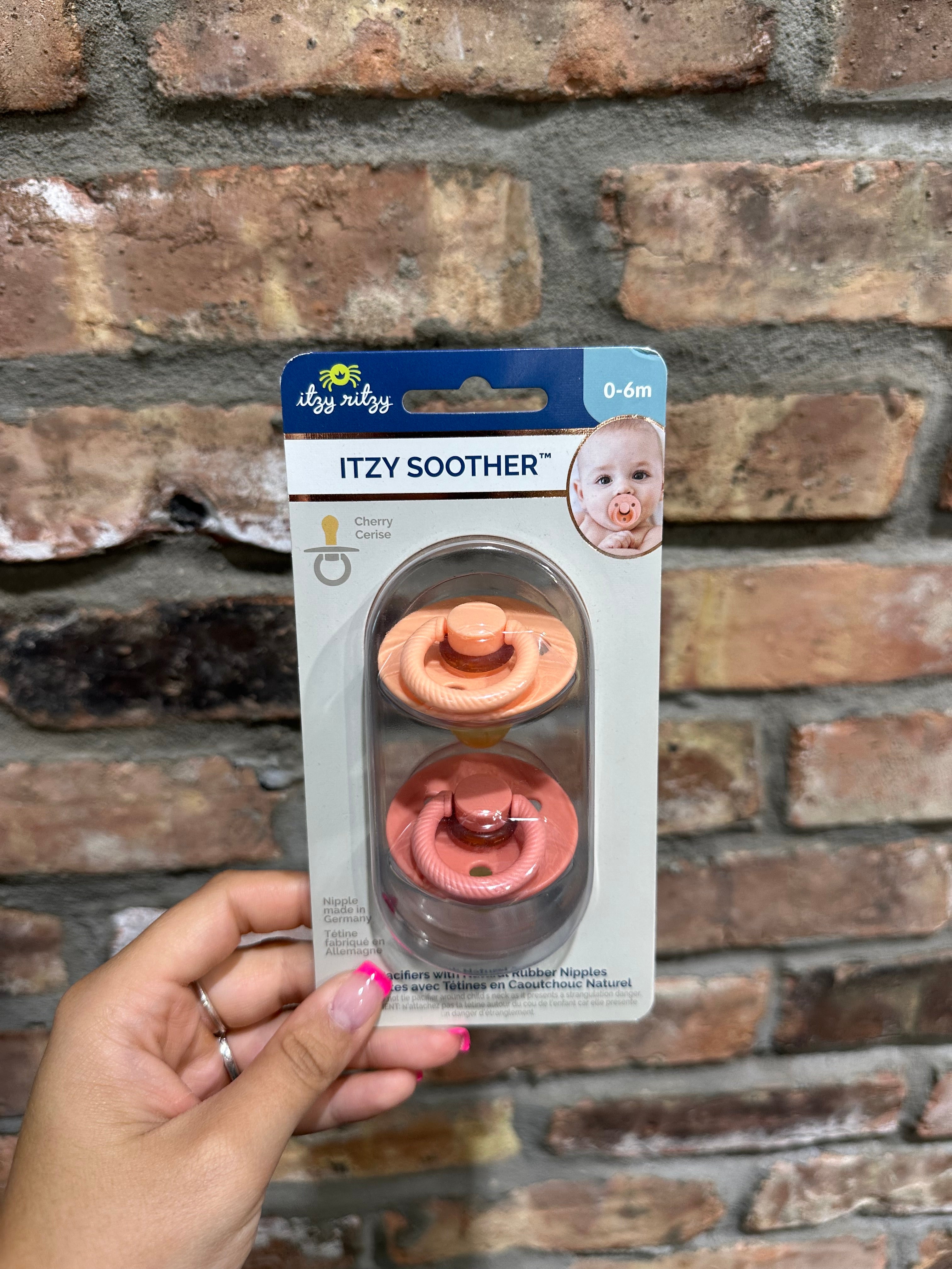 Itzy Soother - Natural Rubber Pacifier 0-6mo