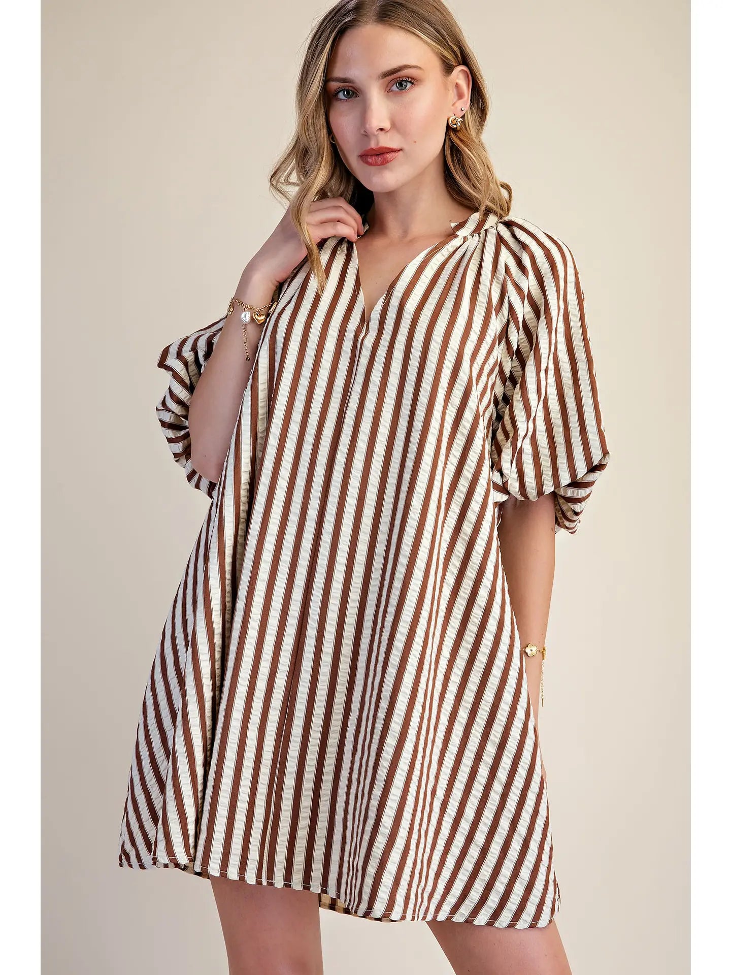 Gina Striped Dress