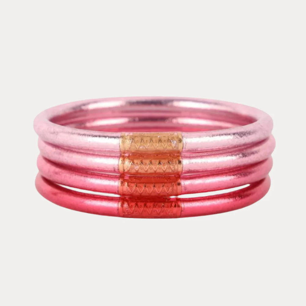 Carousel Pink Serenity Prayer Bangles