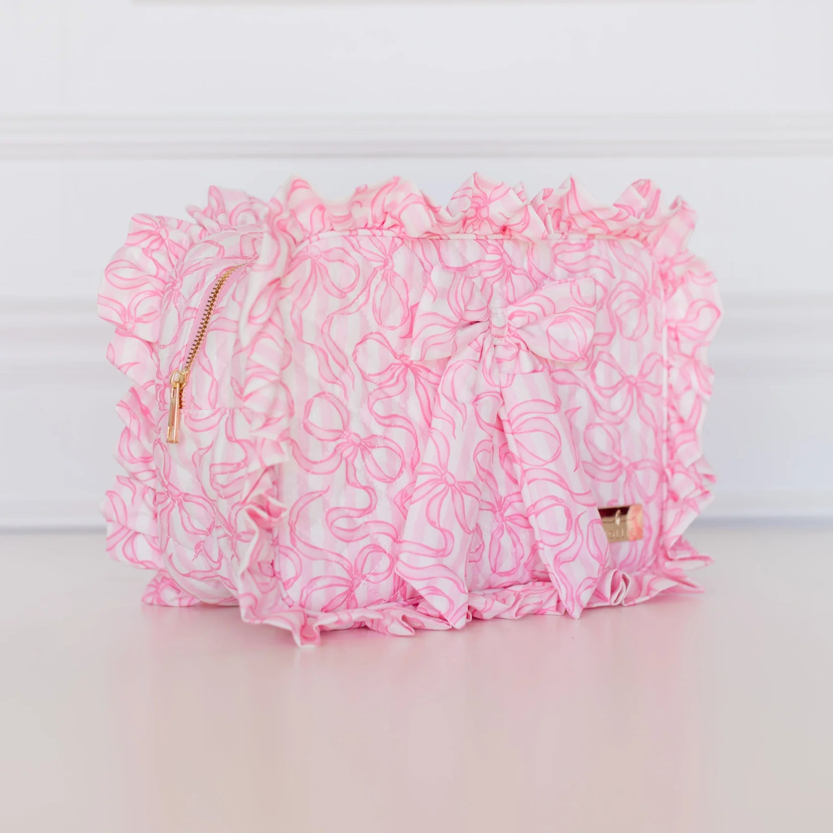 Quilted Bow XL Pouch