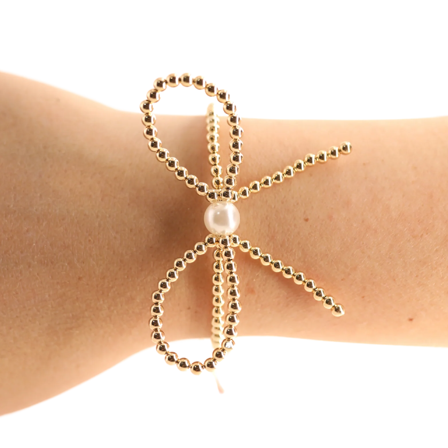 BB Gold Bow Bracelet