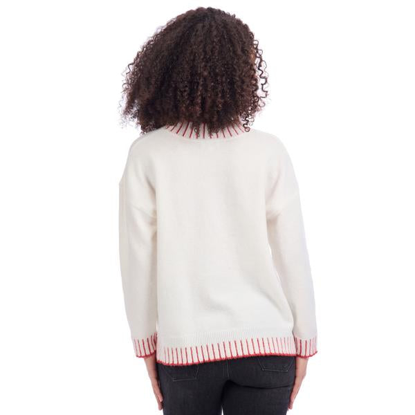 Wilder Bow Sweater White