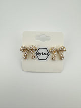 Pearl Bow Studs