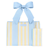Cabana Striped Bow Jelly Tote