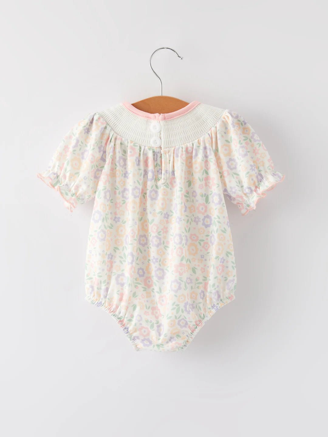 Spring Cross Smocked Romper