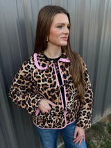 Fantasy Quilted Leopard Jacket